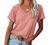 Women Tops Short Sleeve Color Block T-Shirts Tees Raglan Casual Loose Fit Tunic Tops
