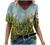 Women's Summer Short Sleeve Tunic Tops V Neck Colorful Floral Printed Tees Shirt Casual Comfy Blouses Tops