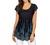 Furnex Women's Short Sleeve Tunic Shirt Pleated Mesh Blouses Summer Floral Tops