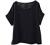 Soojun Women's Cotton Linen Round Collar Boxy Top Patchwork Blouses