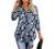 Gaharu Women's Tops 3/4 Sleeve Casual V Neck Tunic Blouse Shirt
