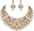 SWEETV Costume Jewelry for Women,Wedding Bridal Jewelery for Brides, Bridesmaids, Austrian Crystal Rhinestone Necklace Dangle Earrings Jewelry Set for Wedding Party Prom