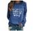 Womens Tops Long Sleeve Crewneck Inspirational Letter Print Tshirt Pullover Cute Graphic Tee Shirt Holiday Sweatshirts