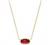 Kendra Scott Elisa Pendant Necklace for Women, Fashion Jewelry, 14k Gold-Plated