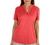 Reel Legends Womens Freeline Solid Mandarin Short Sleeve Top