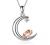 Sterling Silver Fox/Frog Necklace for Women Origami Fox/Frog Moon Necklace Gifts for Women Mom