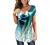 Plus Size Womens Tunic Tops To Wear With Leggings Summer Short Sleeve