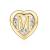 Heart Initial Stud Earrings for Girls, 925 Sterling Silver Studs Hypoallergenic Earrings CZ Heart Initial Earrings 14K Gold Plated Earrings for Teen Girls Jewelry for Kids Earrings for Little Girls