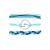 Summer Surfer Ankle Bracelets for Women Cute Aesthetic Bracelets Waterproof Handmade Friendship Bracelet Ocean Wave String Bracelets Adjustable Anklet Bracelets Set Preppy Jewelry for Teen Girls