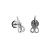 Personalized Scissors Stud Earrings for Women Girls Men Stainless Steel Hypoallergenic Mini artilage 16G Screw Back Tragus Helix Studs Piercing Fashion Jewelery Gifts Birthday Bff