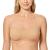 DELIMIRA Women's Jacquard Bandeau Underwire Minimizer Strapless Bra for Large Bust