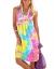 Jouica Women's Casual Summer Tank Sleeveless Knee Length Pleated Sun Dresses with Pockets