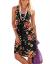 Jouica Women's Casual Summer Tank Sleeveless Knee Length Pleated Sun Dresses with Pockets