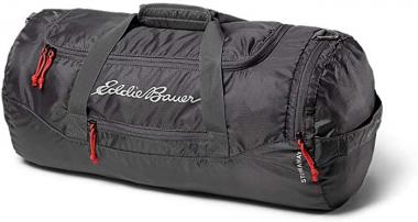 Eddie Bauer Stowaway Packable 45L Duffel, Dark Smoke, ONE SIZE