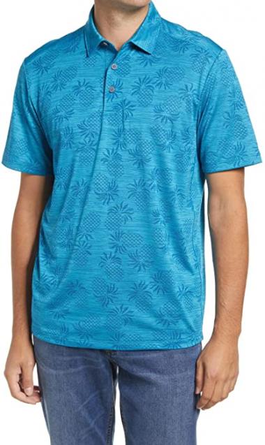 Tommy Bahama Pineapple Palm Coast Golf Polo Shirt