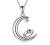 Sterling Silver Fox/Frog Necklace for Women Origami Fox/Frog Moon Necklace Gifts for Women Mom