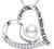 I Love You to the Moon and Back Necklace 925 Sterling Silver July Birthstone Ruby Necklace for Wife Mom Birthday Gifts Heart Pendant Jewelry for Women