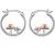 Fox/Pig/Mushroom/Cat Earrings Sterling Silver Cute Hoop Earrings Animal Jewelry Gifts for Women Daughter