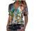 Smooto Tunic Blouse Women's Casual Short Sleeve Sexy V-Neck T-Shirt Zipper Off Shoulder Loose Tops