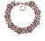 Hitele® Luxury Gold Tone Chain Multi-Color Crystal Collar Choker Statement Bib Necklace jewelery for Women&Girl Gift