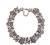 Hitele® Luxury Gold Tone Chain Multi-Color Crystal Collar Choker Statement Bib Necklace jewelery for Women&Girl Gift