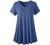 MONNURO Womens Plus Size Short Sleeve V Neck Button Basic Tunic Tops Summer Swing Shirts Blouses for Leggings