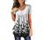 BeadChica Women's Tunic Tops For Leggings Short Sleeve Shirts Botton Up Casual Ruched Blouses Clothes