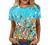 Womens Summer Tops Short Sleeve Fashion Casual Trendy Printed Tshirts Crew Neck Tee Shirt Cute T Shirts Ladies Blouses