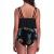 Smooto Tummy Control Swimsuits for Women Swimsuit Two Piece Sunflower Print Retro High Waist Bikini Set Tankini Swimsuit