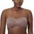DELIMIRA Women's Jacquard Bandeau Underwire Minimizer Strapless Bra for Large Bust