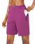 Pudolla Women's Hiking Cargo Shorts Quick Dry Summer Travel Shorts for Women with Zipper Pockets for Outdoor Walking Kayaking
