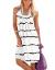 Jouica Women's Casual Summer Tank Sleeveless Knee Length Pleated Sun Dresses with Pockets
