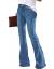 luvamia Women's Ripped Flare Bell Bottom Jeans Pants Retro Wide Leg Denim Pants