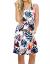 AUSELILY Women's Sleeveless Pleated Tank Empire Waist Casual Dress with Pockets Knee Length