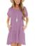 Minclouse Women's Short Sleeve Flowy Swing T Shirt Dress Baby Doll Cute Casual Pockets Dresses
