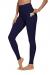 Jouica High Waist Yoga Pants with Pockets, Tummy Control, Workout Pants for Women 4 Way Stretch Yoga Leggings with Pockets