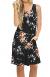 AUSELILY Women's Sleeveless Pleated Tank Empire Waist Casual Dress with Pockets Knee Length