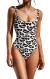 PRETTYGARDEN Women One Piece Swimsuit U Neck Tummy Control Swimwear Slimming Strap Backless Bathing Suit
