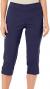 Coral Bay Womens Elastic Waist Millennium Capris