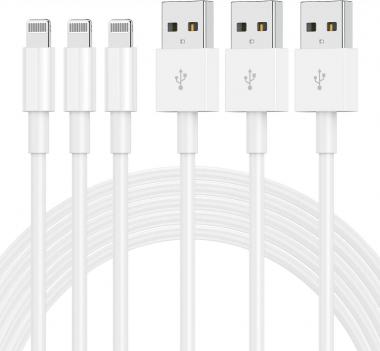 [3 Pack]Apple Chargers for iPhone 12 11 Charger Cable 10 ft,[Apple MFi Certified]Apple Charging Cord 10ft Lightning to USB Cable 10 Foot, Fast Phone Charging Cord for iPhone 12 Pro Max/11/10/X/XR/8