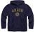 Ivysport Hooded Sweatshirt, Unisex, Cotton/Poly Blend, Heritage Logo Grey
