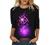 Women 3/4 Sleeve Tops Casual Tie Dye Graphic Tee Shirts Summer Crewneck Sweatshirt Loose Fit T Shirts Tunic Blouses
