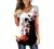 BeadChica Women's Tunic Tops For Leggings Short Sleeve Shirts Botton Up Casual Ruched Blouses Clothes