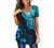 BeadChica Women's Tunic Tops For Leggings Short Sleeve Shirts Botton Up Casual Ruched Blouses Clothes
