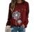 Womens Tops Long Sleeve Crewneck Inspirational Letter Print Tshirt Pullover Cute Graphic Tee Shirt Holiday Sweatshirts
