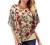 Womens Tops Summer 3/4 Sleeve Chiffon Blouse Loose Casual Elegant Ladies Office Work Shirts Loose Flowy Tshirts Top