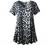 MONNURO Womens Plus Size Short Sleeve V Neck Button Basic Tunic Tops Summer Swing Shirts Blouses for Leggings