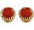 JewelryGift Choose Your Natural Gemstone Round Shape Stud Earrings 18K Gold Plated Fashion Jewelery Earrings for Womens And Girls