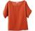 Soojun Women's Cotton Linen Round Collar Boxy Top Patchwork Blouses