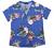 Allegra K Women's Hawaiian Shirts Leaves Printed Short Sleeve Tropical Button Down Shirt